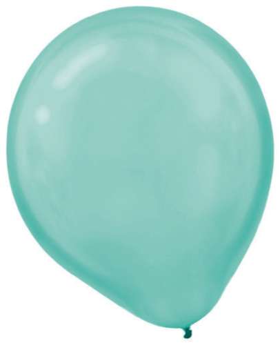 Balloons - Pearlized Turquoise - Click Image to Close